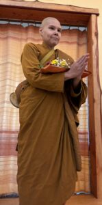 Photo of Venerable Silananda's bhikkhuni ordination, November 21, 2025, Port Townsend, Washington, USA.